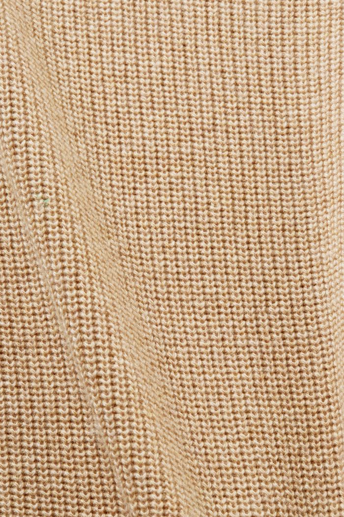 Ribbineuleliivi villasekoitetta, SAND, detail image number 5