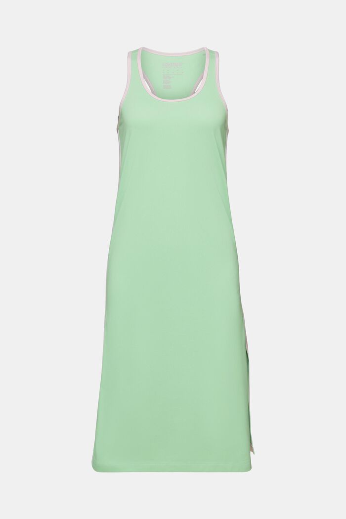 Raidallinen mekko painijanselällä, LIGHT GREEN, detail image number 6