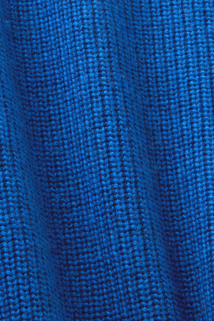Ribbineuleliivi villasekoitetta, BRIGHT BLUE, detail image number 5
