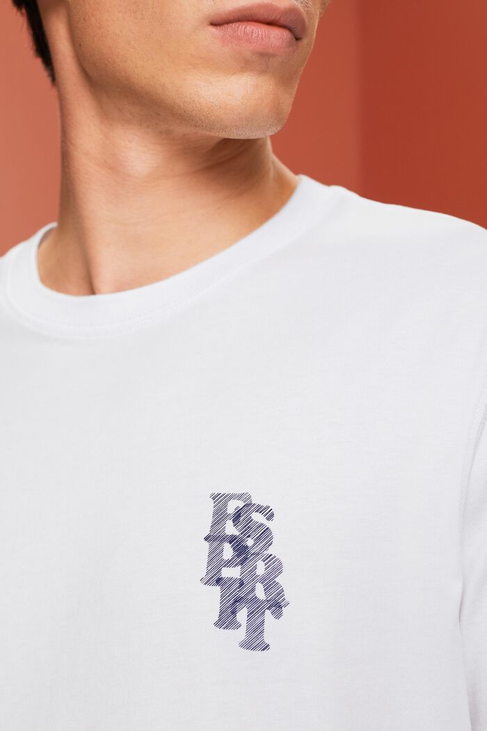 Logollinen T-paita 100 % puuvillaa, WHITE, detail image number 2