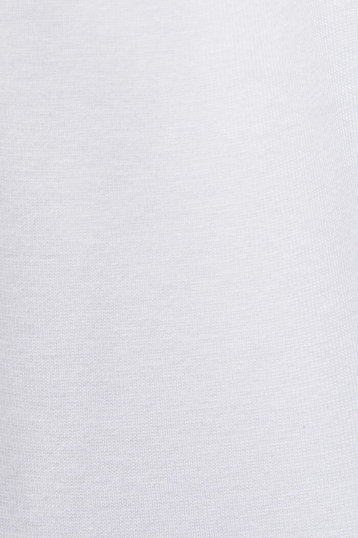 CURVY t-paita V-pääntiellä, TENCEL™, WHITE, detail image number 5