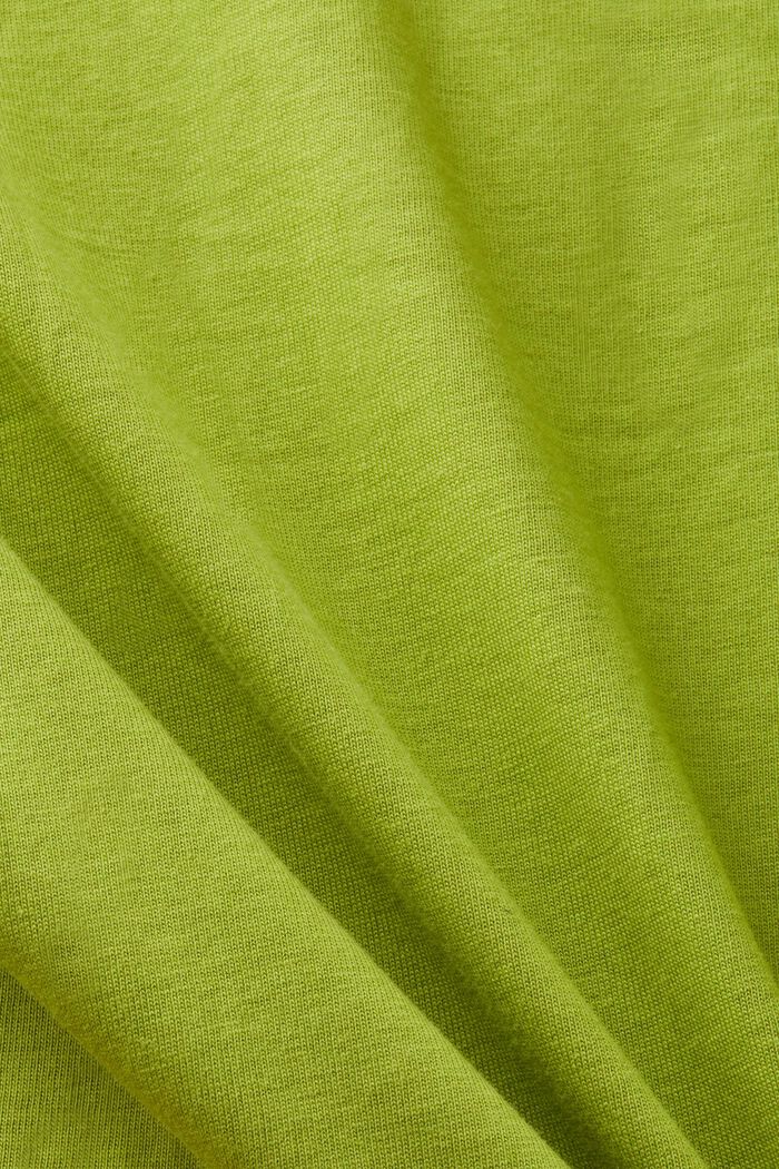 Painokuvioitu t-paita luomupuuvillaa, LEAF GREEN, detail image number 5