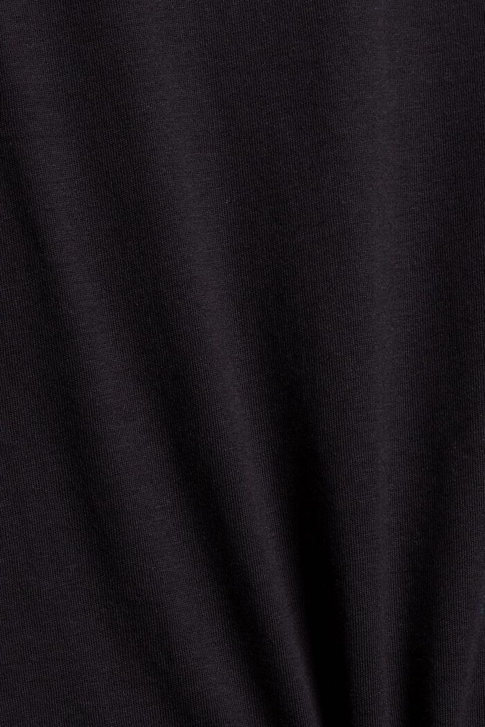 Sisältää TENCELIÄ™: pitkähihainen, jossa koristeketju, BLACK, detail image number 4