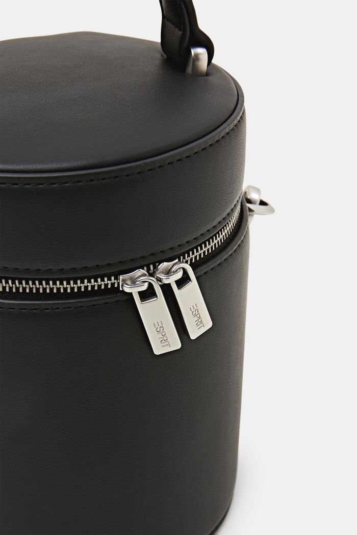 Lieriömuotoinen bucket bag, BLACK, detail image number 1