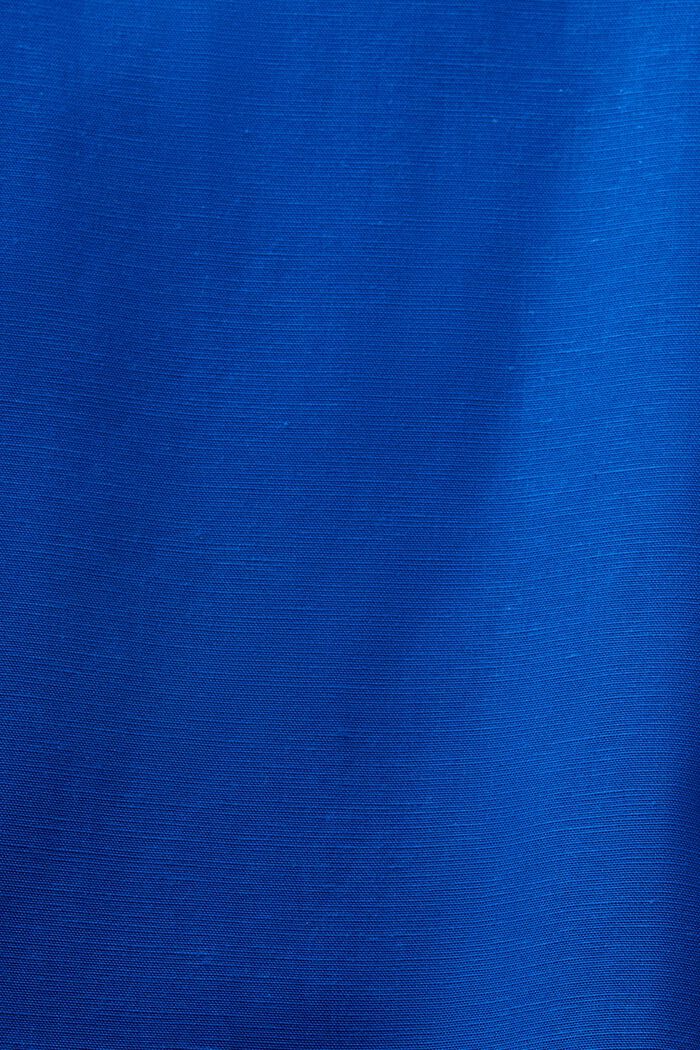 Oversized-mallinen nappipaita, BRIGHT BLUE, detail image number 5