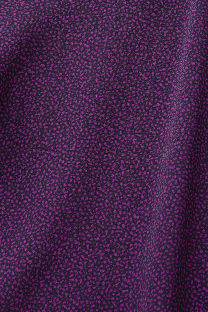 Kuviollinen pusero, LENZING™ ECOVEROA™, DARK PINK, detail image number 4