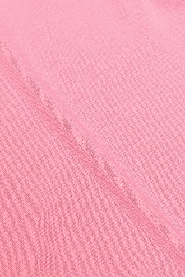 Logollinen unisex-t-paita puuvillajerseytä, PINK FUCHSIA, detail image number 6