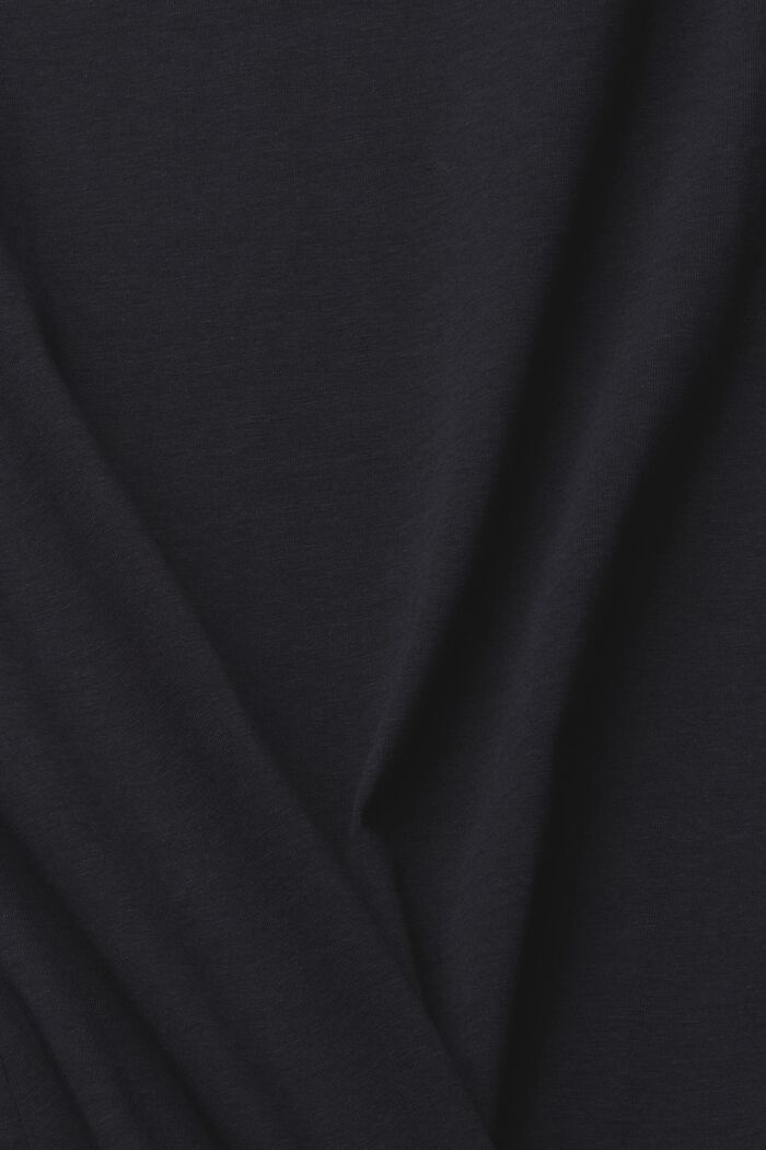 Paita, jossa 3/4-hihat, BLACK, detail image number 6