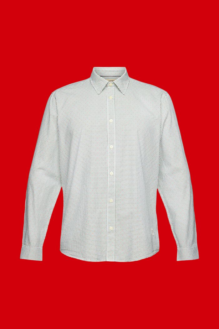 Kokonaan kuvioitu slim fit -paita, WHITE, detail image number 6