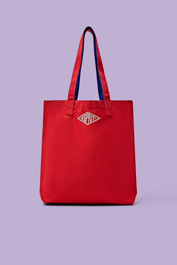 Logollinen tote bag puuvillaa, DARK RED, detail image number 0