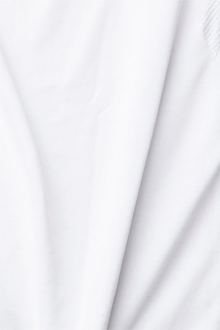 Verkkosomistettu T-paita, LENZING™ ECOVERO™, WHITE, detail image number 4
