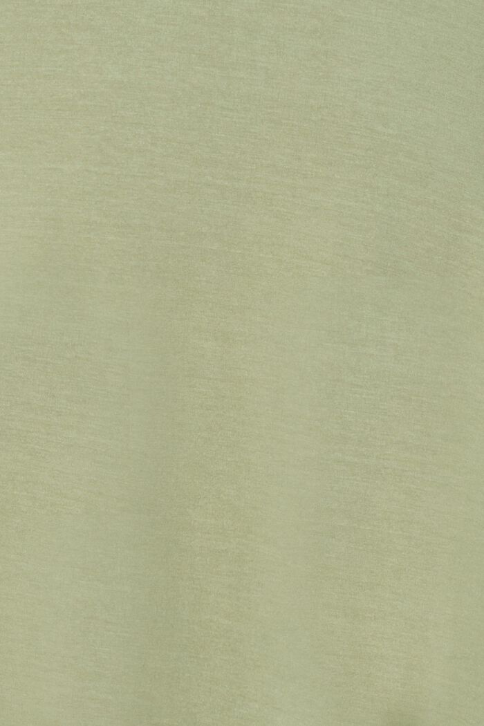 Jerseyhame, jossa vatsan alle jäävä vyötärö, LENZING™ ECOVERO™, REAL OLIVE, detail image number 3