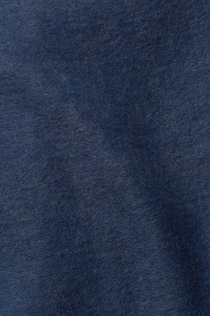 Hapsukoristeinen poncho, PETROL BLUE, detail image number 2