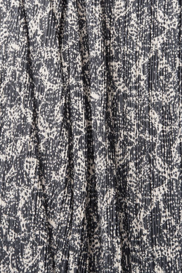 Kuvioidut, ryppytehostetut housut, OFF WHITE, detail image number 4
