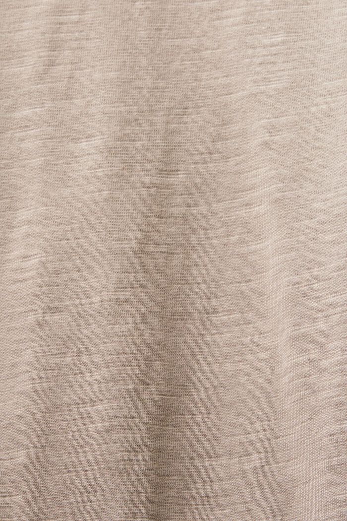 Kohokuvioitu t-paita, LIGHT TAUPE, detail image number 5