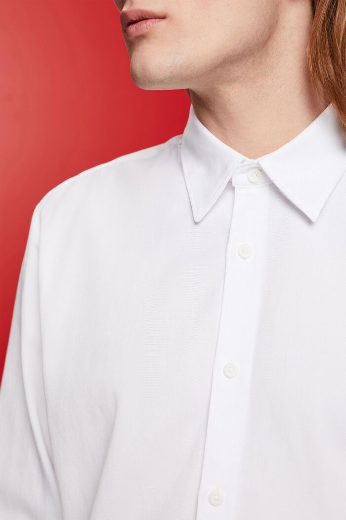 Slim fit -mallinen paita, WHITE, detail image number 2