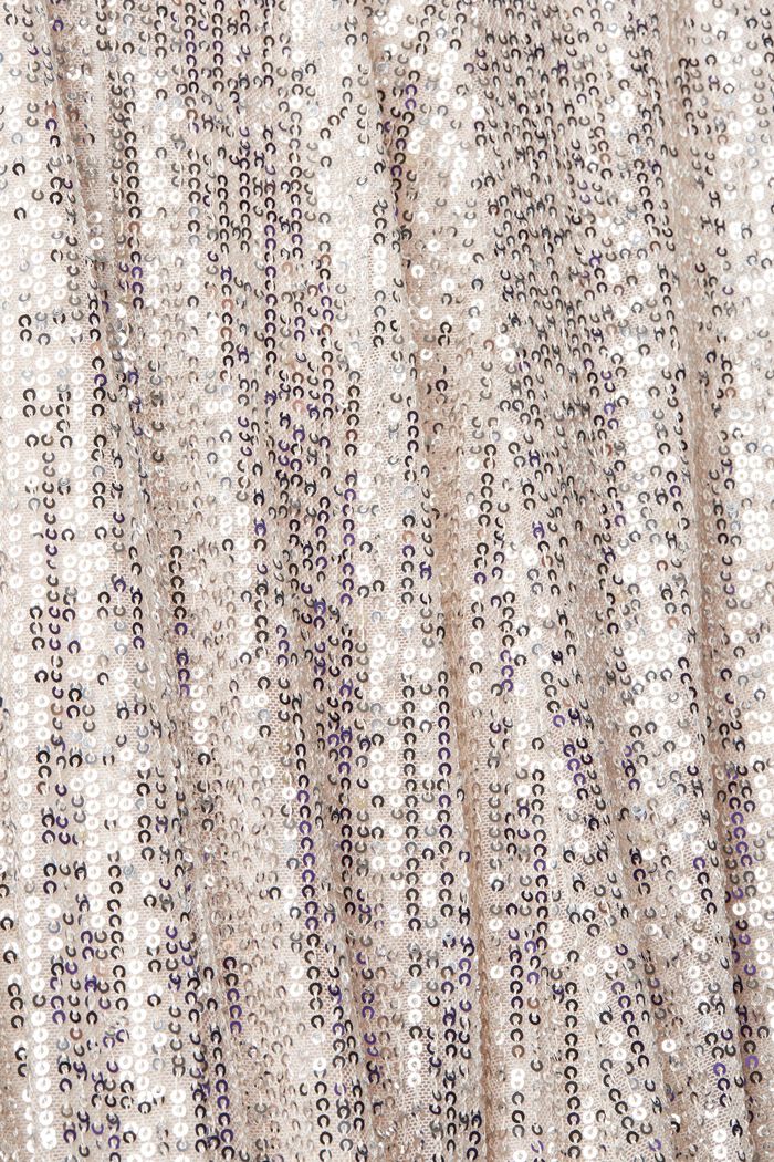 Paljettiapplikoitu pitkä mekko, DUSTY NUDE, detail image number 5