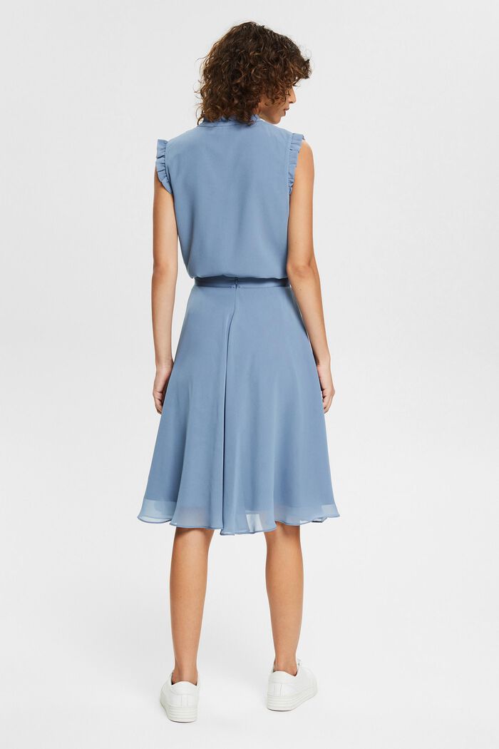 Light woven Skirt, GREY BLUE, detail image number 3