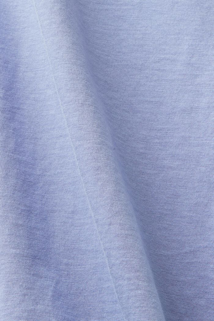 T-paita etupainatuksella jerseytä, BLUE LAVENDER, detail image number 4