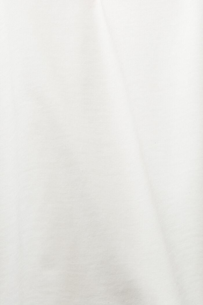 Brodeerattu logollinen T-paita puuvillaa, OFF WHITE, detail image number 5