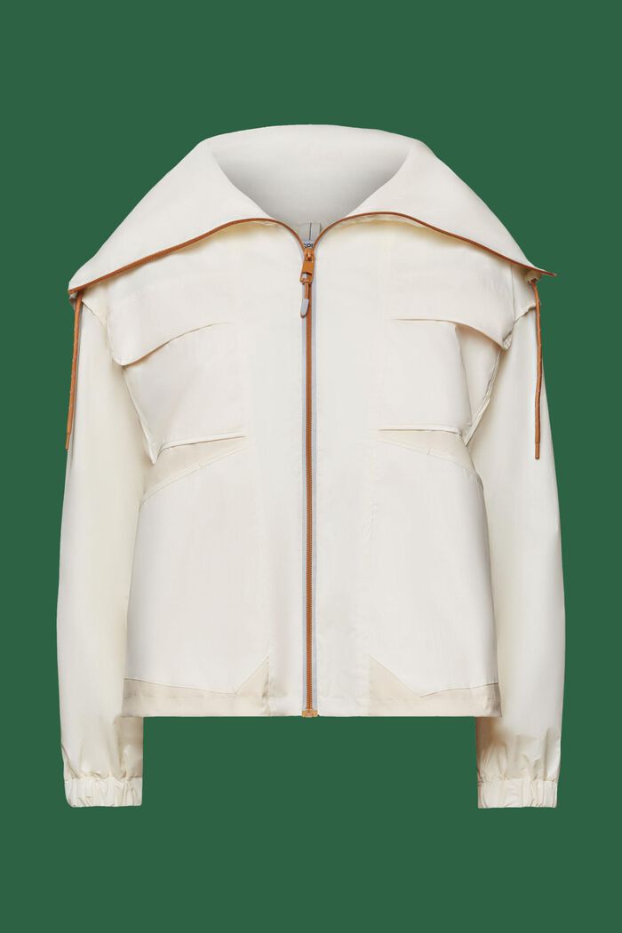 Vettähylkivä takki, jossa pystykaulus, ICE, detail image number 6