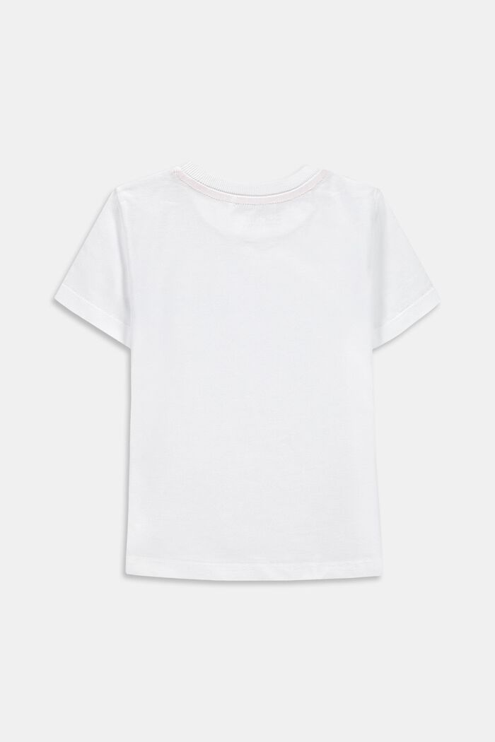 Skeittilautakuvioinen T-paita, 100 % puuvillaa, WHITE, detail image number 1