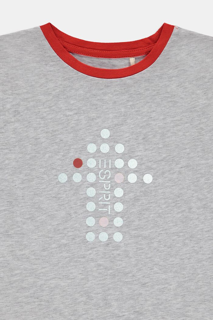 T-paita, jossa heijastava painatus, DUSTY NUDE, detail image number 2