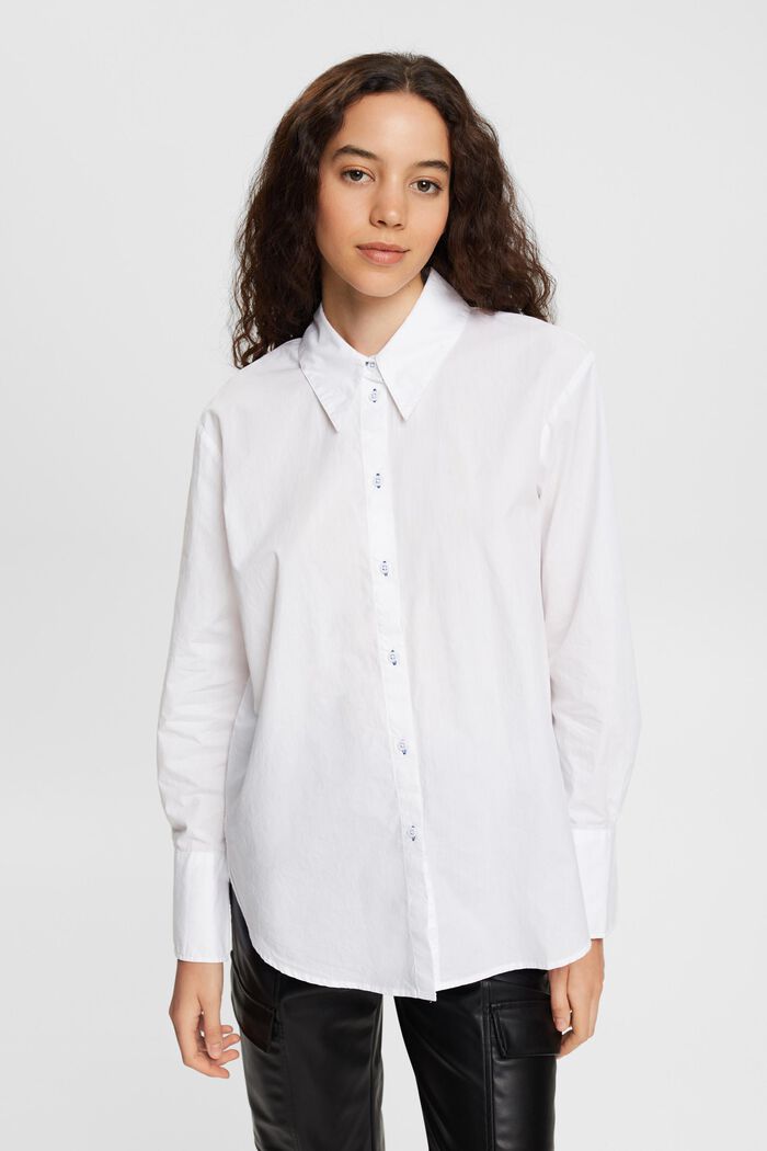 Paitapuserotyylinen T-paita, WHITE, detail image number 1
