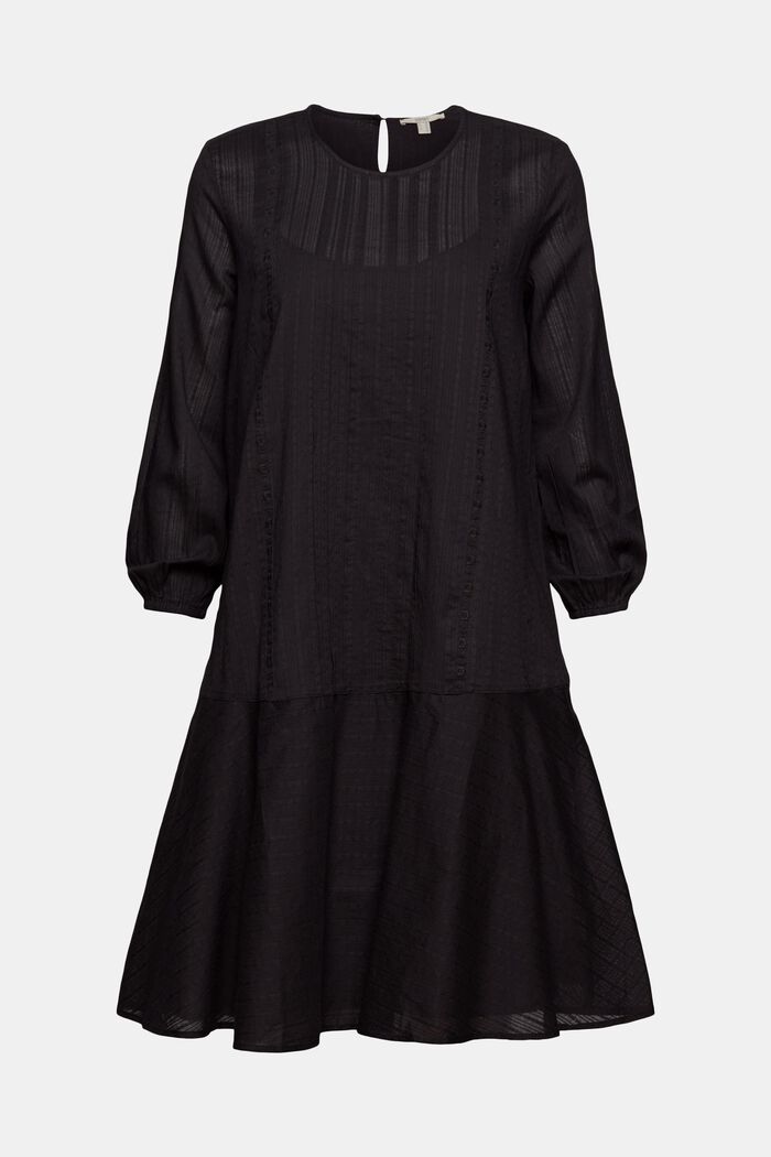Kauniisti kirjailtu mekko, BLACK, detail image number 6