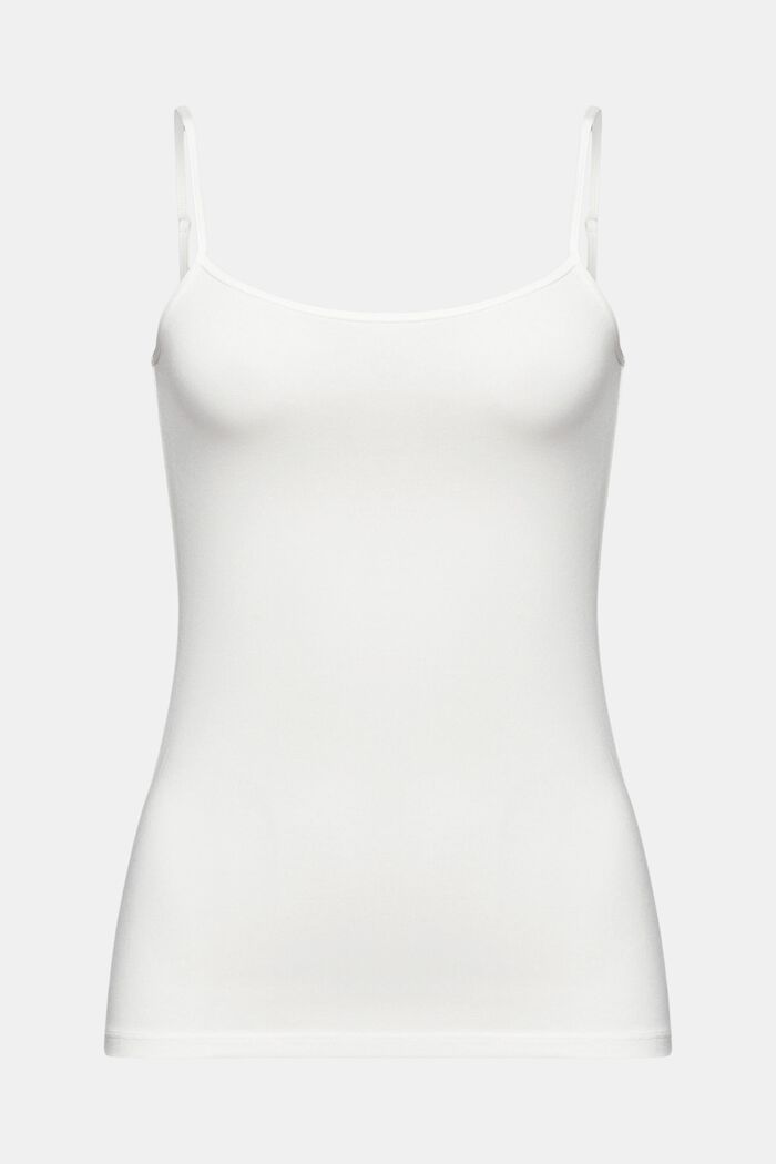 Camisole-toppi jerseytä, OFF WHITE, detail image number 6