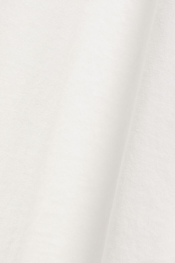 Nappikoristeinen pitkähihainen paita, OFF WHITE, detail image number 6
