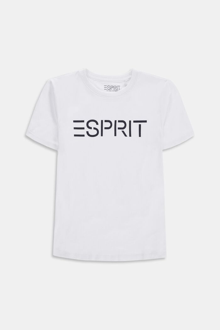 Logollinen T-paita 100 % puuvillaa, WHITE, overview