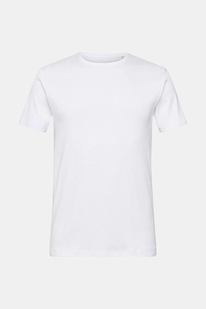 Slim fit jersey-t-paita, WHITE, detail image number 6