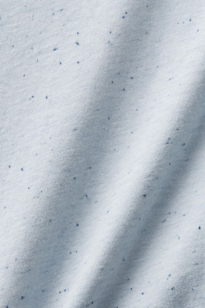 Pitkähihainen pusero väljällä pääntiellä, PASTEL BLUE, detail image number 5