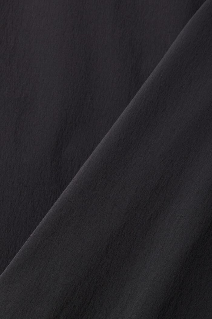 Korkeavyötäröiset verkkarihousut, joissa kapenevat lahkeet, BLACK, detail image number 5