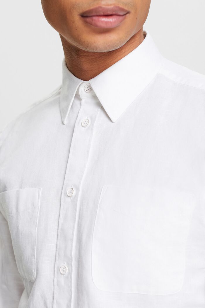 Pitkähihainen paita, WHITE, detail image number 3