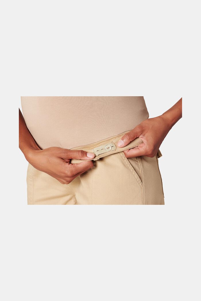 Shortsit, joissa vyö ja vatsaa tukeva vyötärö, SAND, detail image number 4