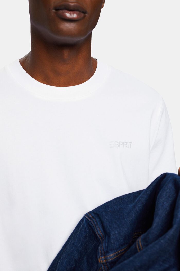 Logollinen unisex-t-paita, WHITE, detail image number 4
