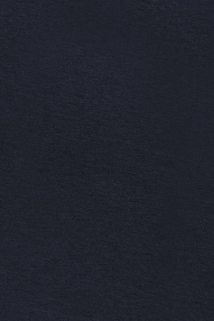 Kauluksellinen pitkähihainen, LENZING™ ECOVERO™ -kuitua, NIGHT SKY BLUE, detail image number 2