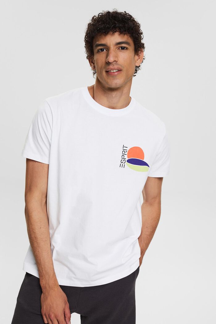 Jersey-T-paita, jossa painatus selässä