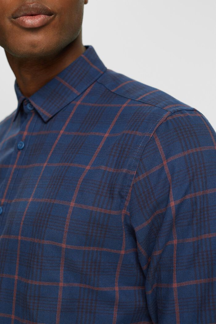 Ruudullinen slim fit -paita, PETROL BLUE, detail image number 2