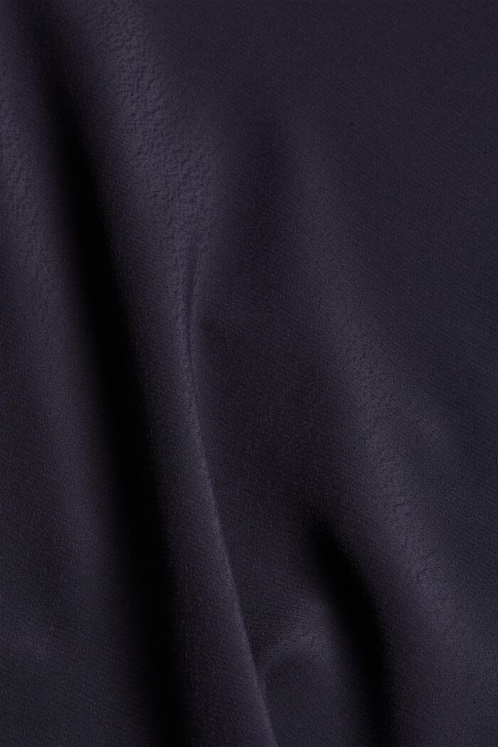 Röyhelösomisteinen pusero, jossa LENZING™ ECOVERO™, NAVY, detail image number 4