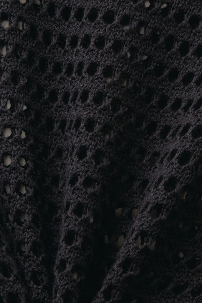 Minimekko reikäneuletta, BLACK, detail image number 5