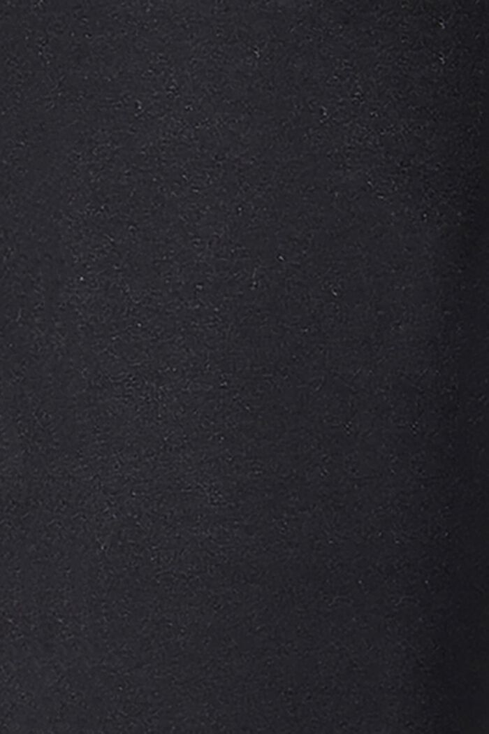 Jerseyhousut, joissa vatsaa tukeva vyötärö, BLACK, detail image number 2
