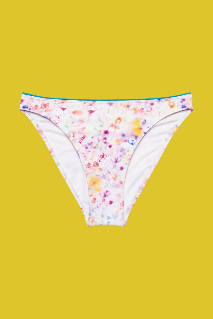 Kukkakuvioiset mini-bikinihousut, TEAL BLUE, detail image number 4