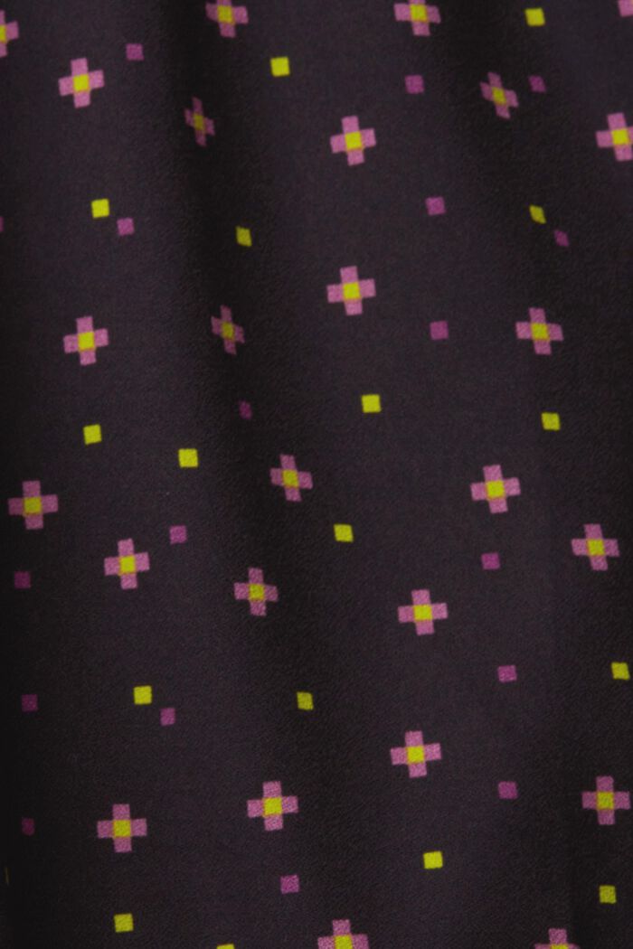 Kuviollinen pusero, LENZING™ ECOVEROA™, BLACK, detail image number 5