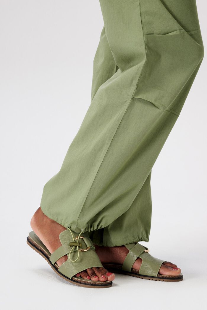 MATERNITY Vatsaa tukevat housut, OLIVE GREEN, detail image number 1