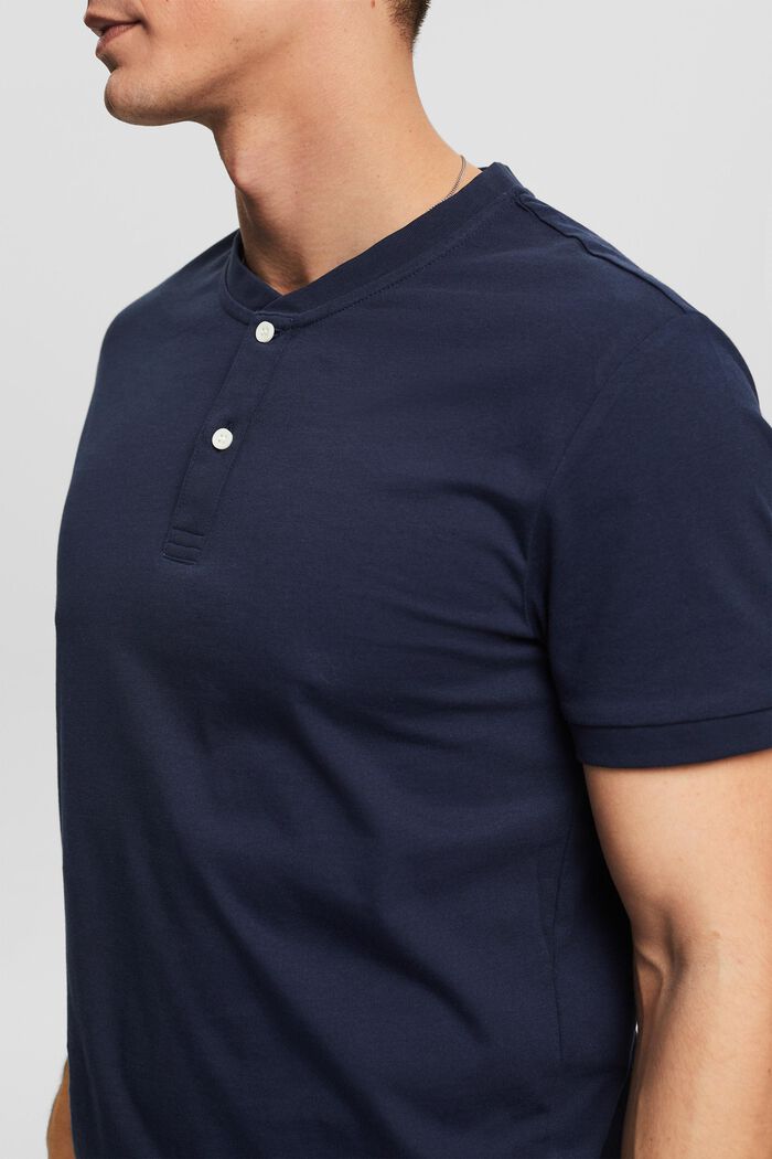 Vaarinpaitamallinen t-paita jerseytä, NAVY, detail image number 3