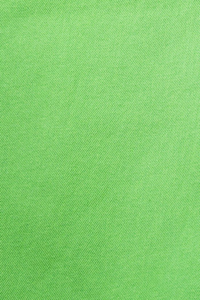 Korkeavyötäröiset suoralahkeiset housut, GREEN, detail image number 6