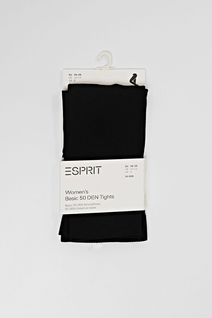 Läpinäkymättömät sukkahousut, 50 den, BLACK, detail image number 2